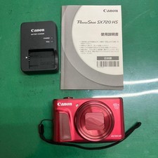 Canon PowerShot SX720 HS Digital Camera 20.3 MP 40x Red w Accessories Wi-Fi 742