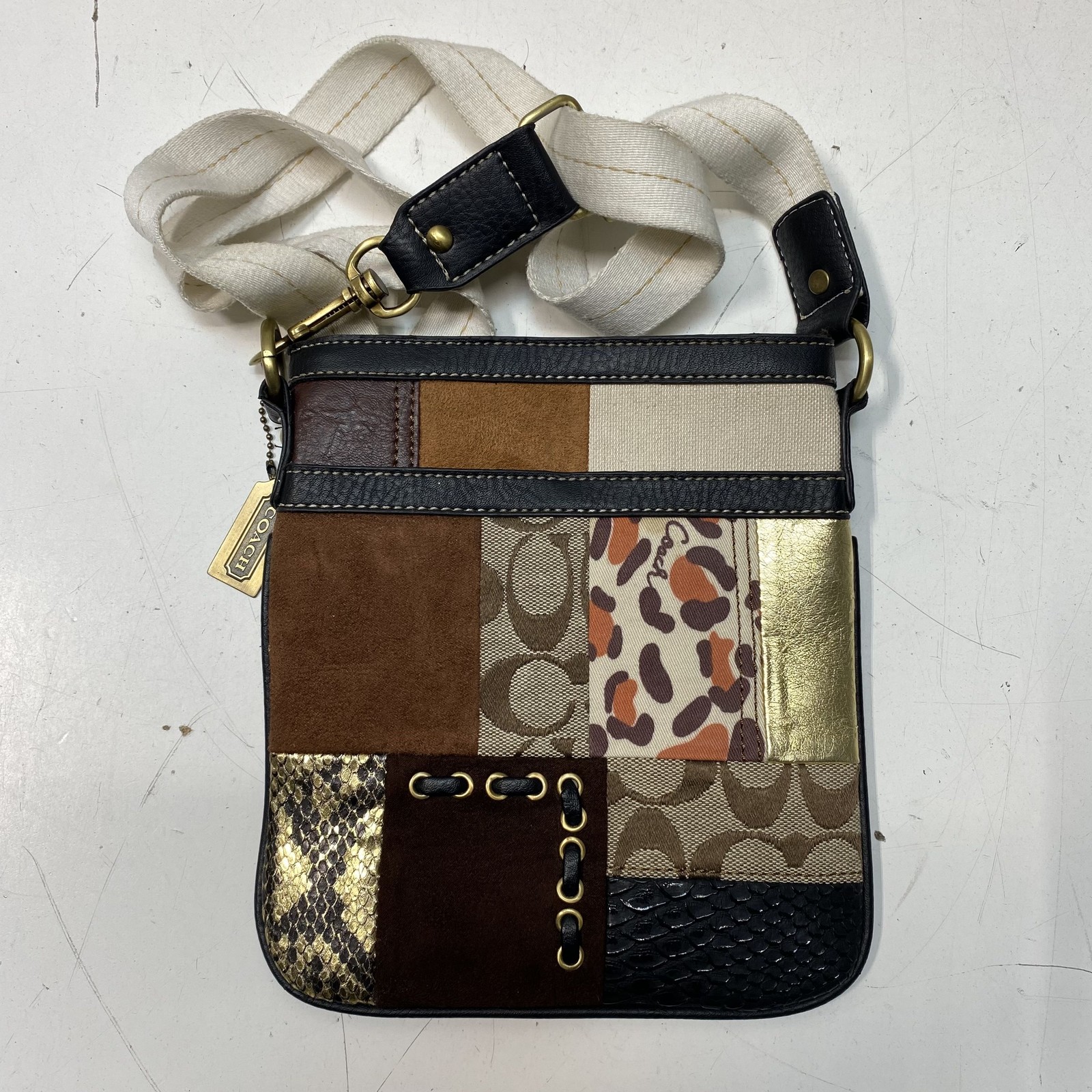 Coach Multicolor K2D2J-40915 Patchwork Leather Cr… - image 1