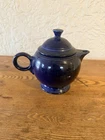 Fiestaware Cobalt Blue Teapot & Lid 5 Cup Homer Laughlin Retired/Discontinued
