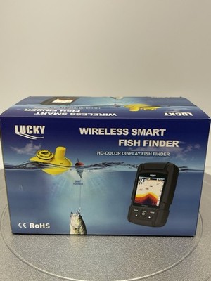 LUCKY Portable Fish Finder,Handheld Waterproof Depth Finder,Wireless fishfind