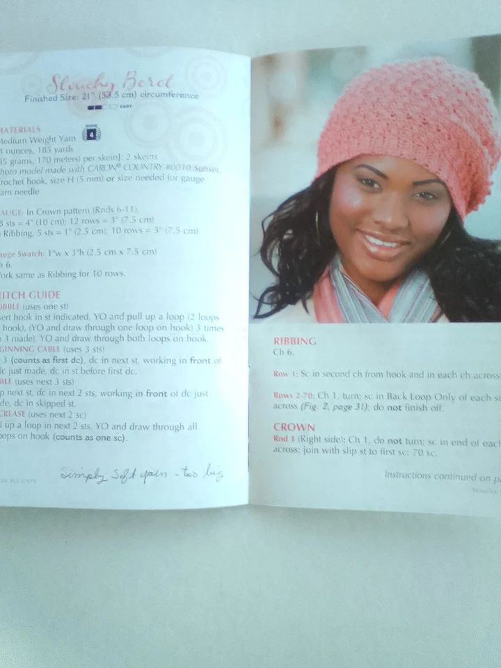 Leisure Arts 2009 The Crochet Dude in all CAPS! Crochet Book LITTLE BOOK VINTAGE - Image 3 of 4