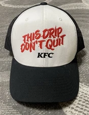 The Classics Yupoong KFC Logo Black & White Snapback One Size Adjustable Cap Hat