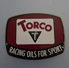 TORCO - Motor Oil Original Vintage 60’s 70’s Racing Decal Sticker