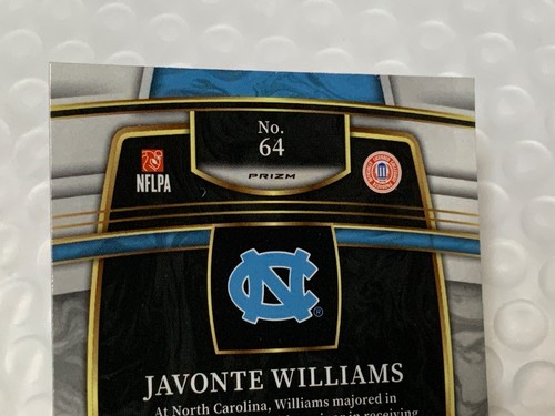 2022 Select Draft Picks Javonte Williams Green Sqaures Prizm Concourse #64 - Bild 5 von 6