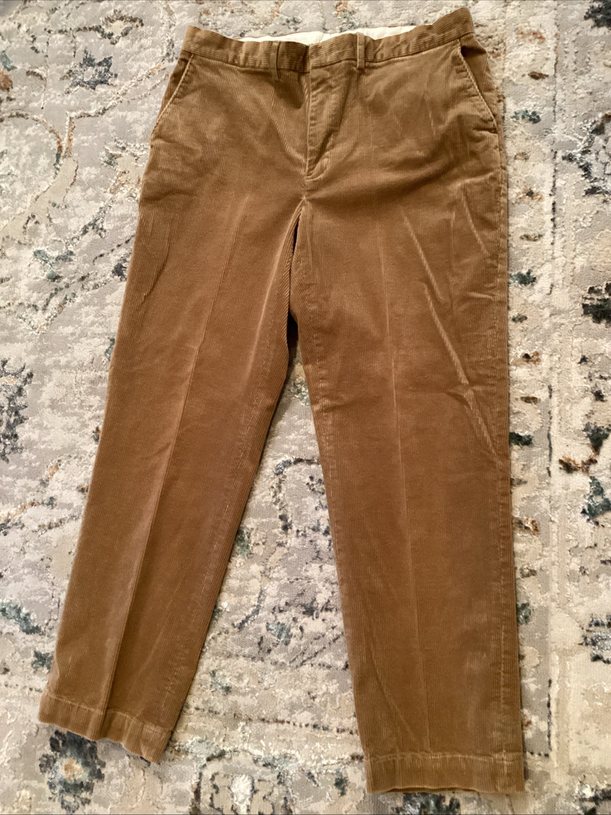 Polo Ralph Lauren Men's Corduroy Pants, Brown, Vintage, Straight Leg 36x32