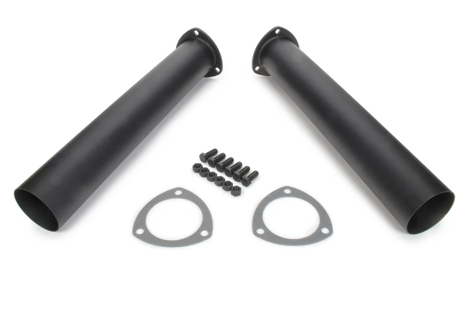 Hooker 11230HKR, Pair of 3in Bolt-On Extension Steel Black Performance Parts - Image 2 of 4