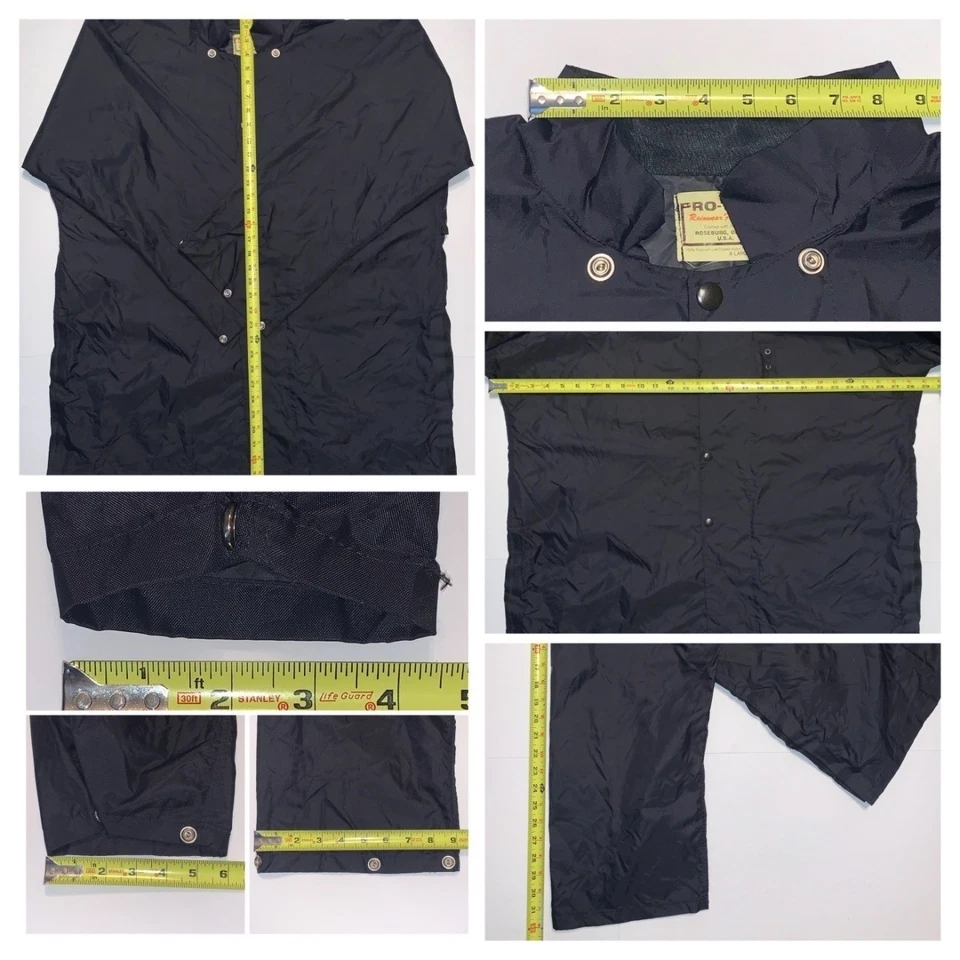 Chaqueta de Lluvia Reflectante Policía Blauer Gore-Tex 2XL 52-54 y Pantalones XXL Profesional Foto 3 de 4