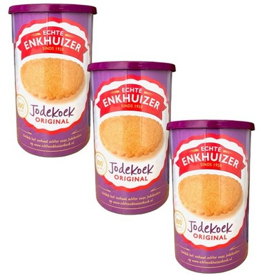 (17,89 EUR/kg) Echte Enkhuizer Jodekoek Holland original Multipack 3x 298g