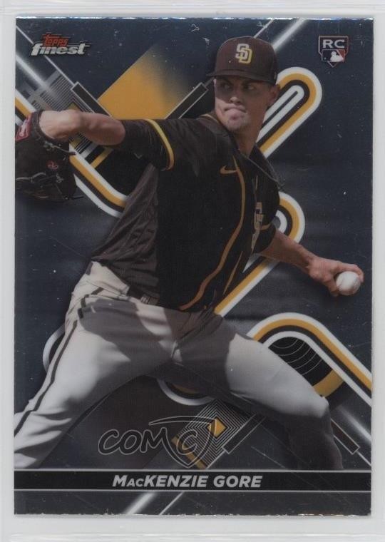 2022 Topps Finest Mackenzie Gore #22 Rookie RC 6u5