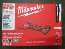 Milwaukee 2626-21 M18 Cordless LITHIUM-ION Multi-Tool Kit