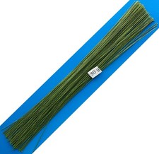 30 Gauge Green Cotton Covered Floral Wire - 120 feet per Bundle 36.6m in 12...