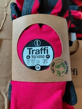 10 PAIRS Traffi Safety Gloves TG1050,  Size 8 Medium 