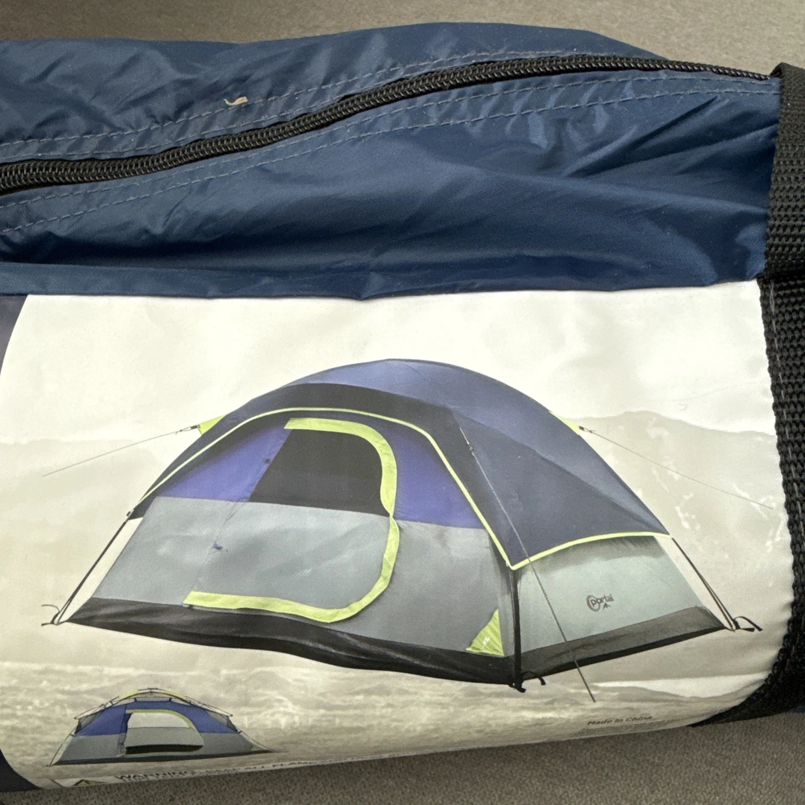 New Portal 2 Person Tent ,5.7 Lbs,7frLx5FT Wx44”H , WaterResistant Camping