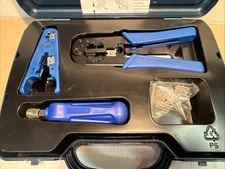 DataShark PA70007 Ethernet Network Tool Kit - Includes 10, RJ45 CAT5e connectors