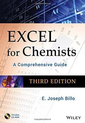 EXCEL FOR CHEMISTS, WITH -ROM: A COMPREHENSIVE GUIDE By E. Joseph Billo *VG+*