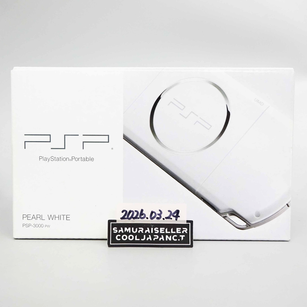 SONY PSP Playstation Portable Console Pearl White PSP-3000 PW 