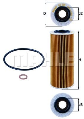MAHLE Ölfilter für ALFA ROMEO ALPINA BMW FIAT