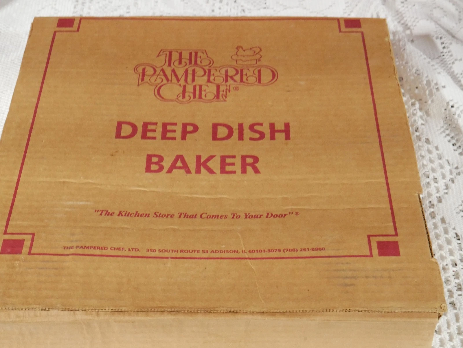 NIB VINTAGE #3615 THE PAMPERED CHEF DEEP DISH BAKER STONEWARE IN ORIGINAL BOX
Opens in a new window
