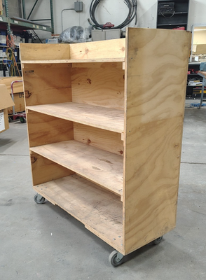 #ad Book Library Cart for moving 48 by 19 by 54 $125.00