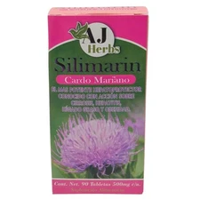 Silimarin Cardo Mariano 90 tablets Liver Health - Higado Saludable