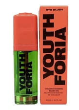 Youthforia BYO Blush Color Changing Blush Oil in CHEMICAL REACTION 0.21 OZ NIB