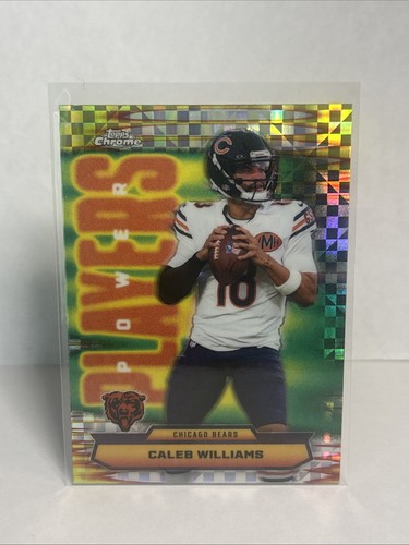 2025 Topps Chrome - Caleb Williams #PP-7 Power Players X-Fractor Chicago Bears