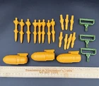 Vintage 1990 GI Joe General Vehicle Parts Lot Missiles Bombs