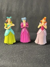 2002 Cinderella Mini Figure Lot Drizella Anastasia Stepmother 2" Polly Pocket