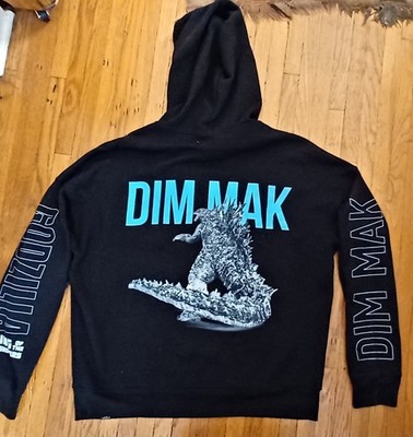 GODZILLA x DIM MAK 2019 HOODIE LTD ED DEATH TOUCH CREW  L 