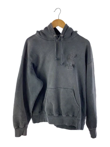 Supreme Felpa con Cappuccio 23SS Overdyed S Logo Felpa con Cappuccio M Cotone Grigio Usata