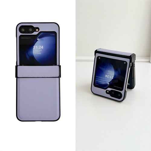 Fashion PU Leather Phone Protective Case Cover For Samsung Galaxy Z Flip 3 4 5 6 - Picture 11 of 34