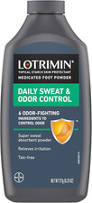 Lotrimin Daily Sweat & Odor Control Medicated Foot Powder - Antifungal Formula f