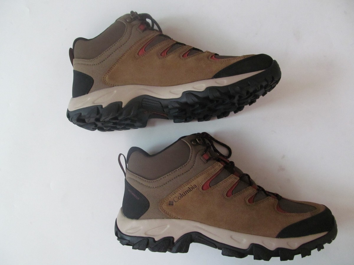 Columbia Outlander Crest MID Waterproof man brown shoes Brand New