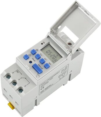 BAOMAIN THC15A 24VDC Digital LCD Power Programmable Timer Time Switch Relay 16A