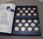 Whitman Album With 83 Washington Silver Quarters Complete Set 1932 thru 1964