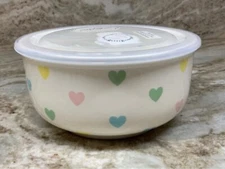 Grace Pantry Dial Vent Bowl Colorful Hearts. Different Sizes You Choose. New