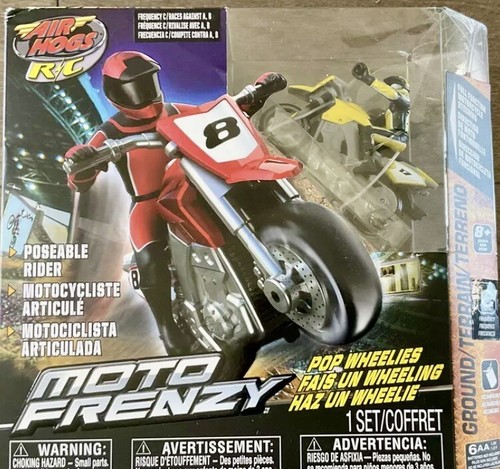 AIR HOGS R/C Radio Control MOTO FRENZY Motorcycle Stunt Bike - NEW - Picture 2 of 5