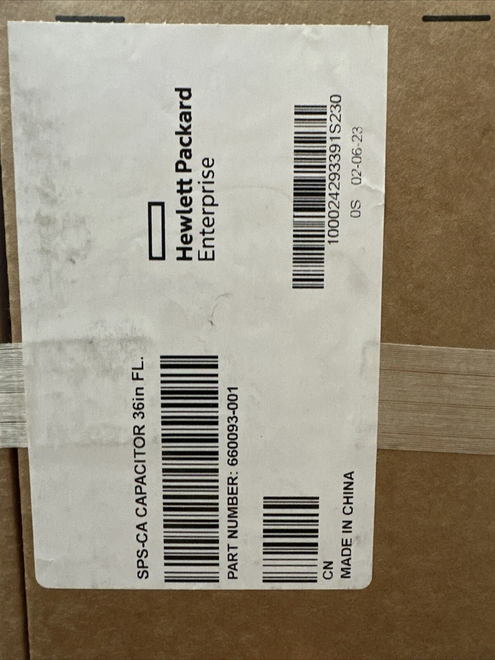 2023 MFG Date HP FBWC Capacitor Pack 36" 660093-001 654873-003 - Image 4 of 4