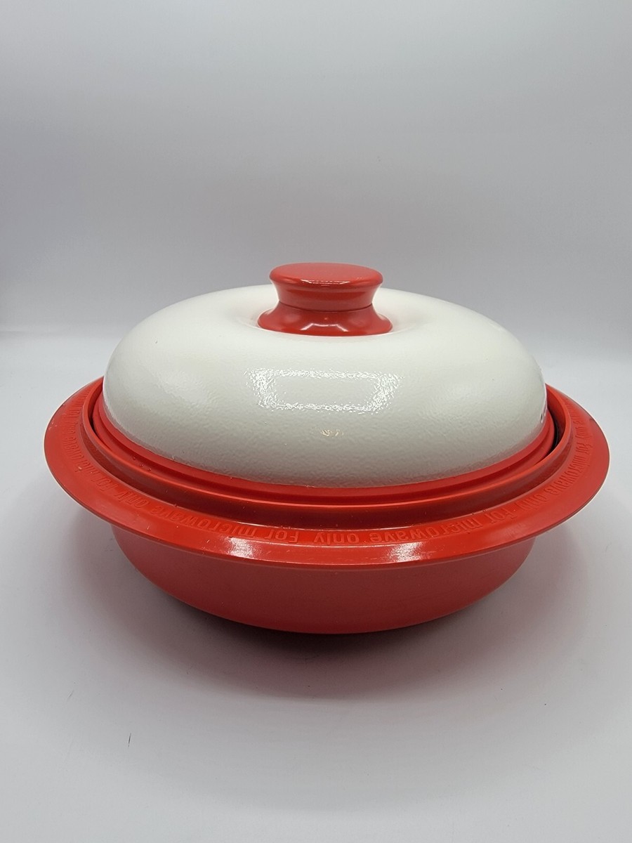 RANGEMATE マグポット Range Mate Microwave Multi Cooker Grill Muffin Steamer & Lid Red