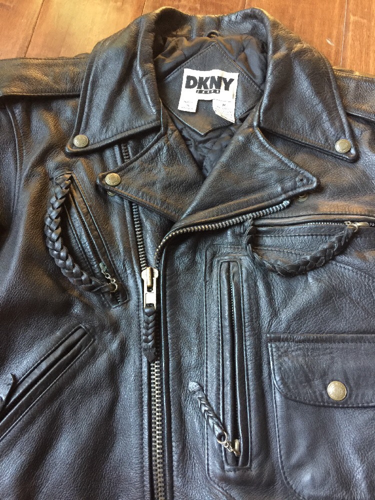 ジャケット・アウター 90s DKNY nylon motorcycle riders jacket 90s DKNY nylon motorcycle riders jacket