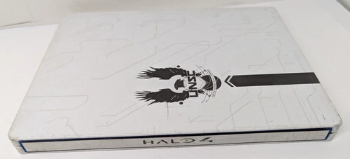 Halo 4 Microsoft Xbox 360 Game 2012 Steelbook Case White 2-Disc