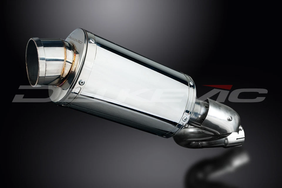 Aprilia Tuono V4 1100RR 2015-2016 Kit de silenciador de escape ovalado de acero inoxidable de 9" Foto 4 de 4