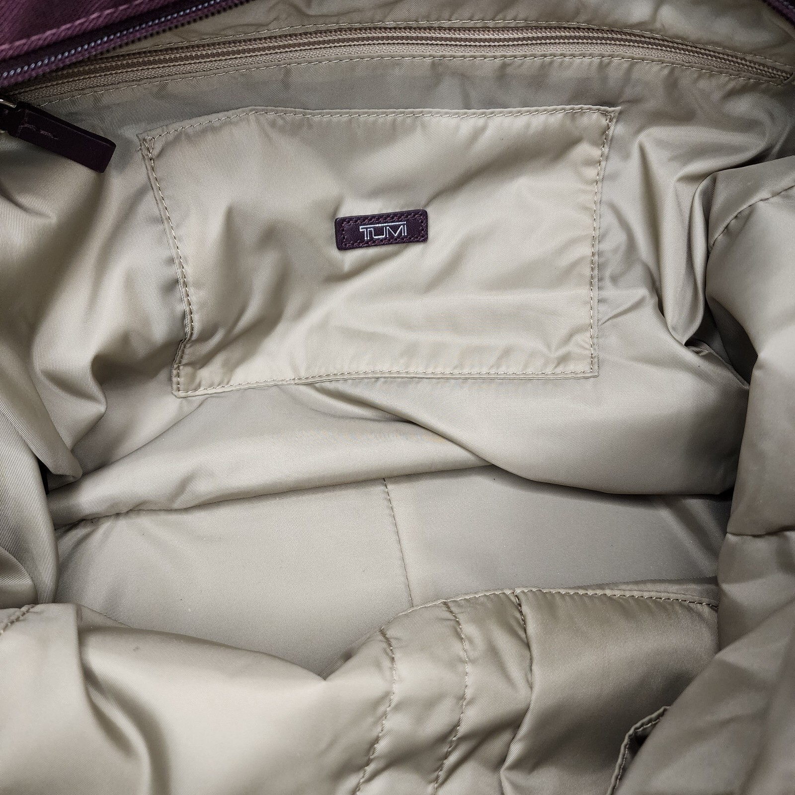 TUMI Voyageur Travel Bag Purse Tote Purple Nylon Medium Mint eBay