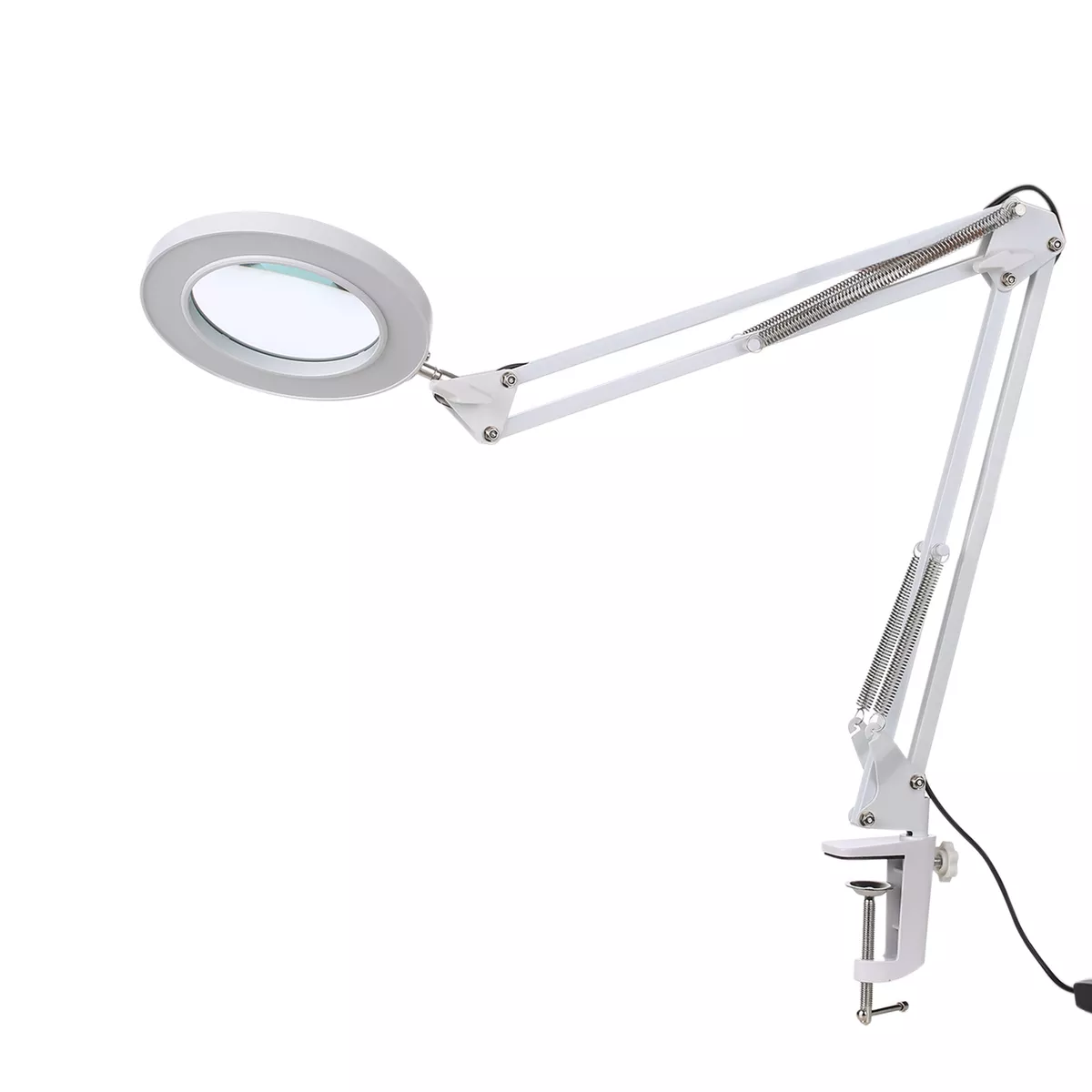 Magnifying online clamp light