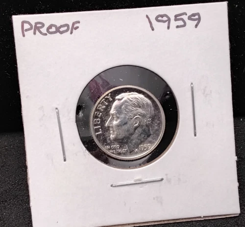 1959 PROOF ROOSEVELT SILVER DIME - A38