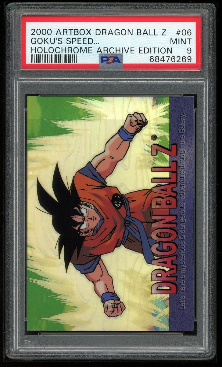 Dragon Ball Z ArtBox Holochrome 06 Son Goku 2000 PSA 9 68476269 | eBay