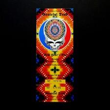 Grateful Dead Ticket Years Eve 1990 1991 12 31 90 Steal Your Face Bgp Gdts For Sale Online Ebay