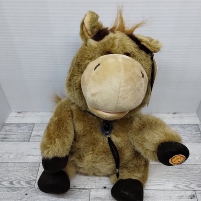 Nika Chubby The Pony Dancing And Singing Happy Trails Plush NWT Unique Find