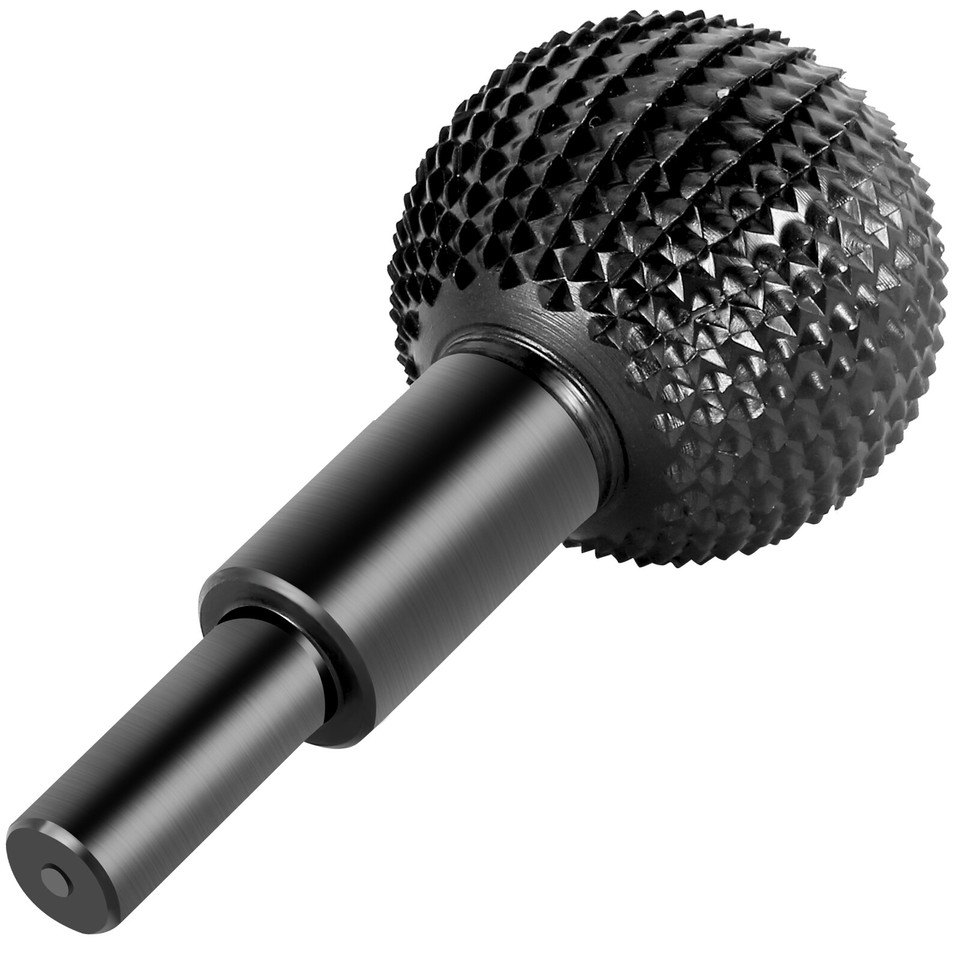 Sphere Rotary Burr Carbon Steel Wood Carving Burr 10mm Shank Rotary