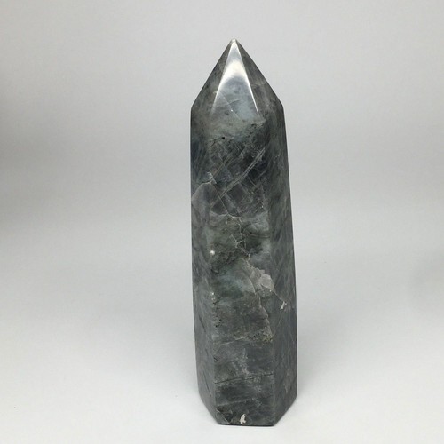1690g,9.75"x2.7"x2.5" Natural Labradorite Tower Point Crystal @Madagascar,TP166 - Picture 4 of 9